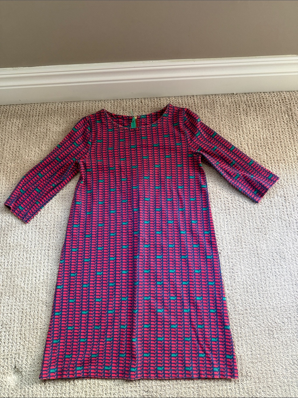 Vineyard Vines Christmas colors with Whale Pattern